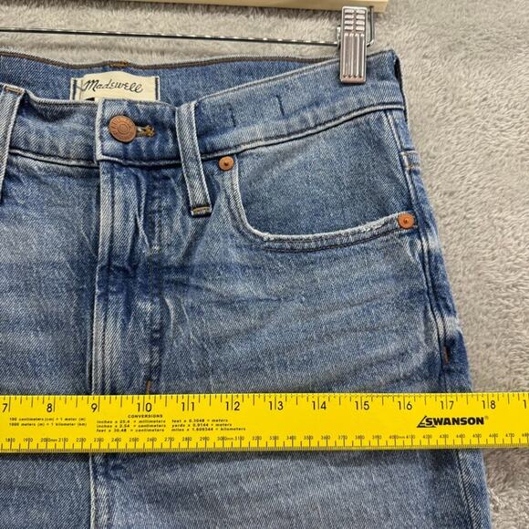 Madewell Jeans 27T Blue Medium Wash The Perfect Vintage Jean High Rise Straight - Picture 14 of 16